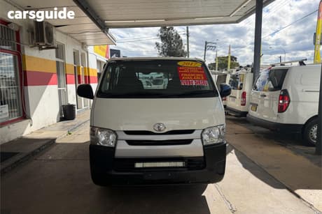 White 2017 Toyota HiAce Van Lwb