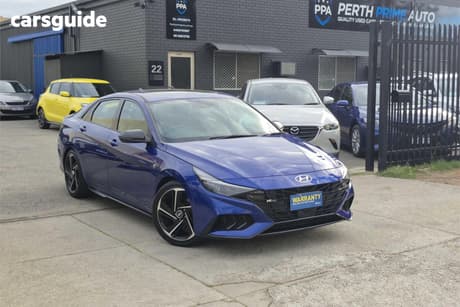 Blue 2023 Hyundai I30 Sedan N Line Premium