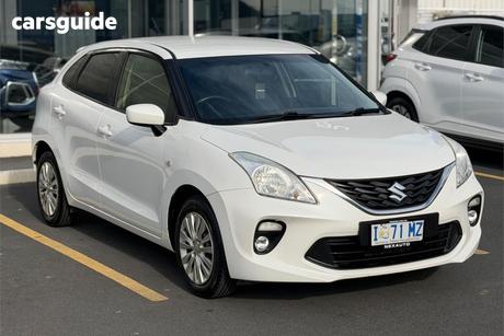 White 2019 Suzuki Baleno Hatchback Gl