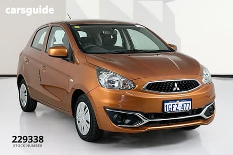Orange 2016 Mitsubishi Mirage Hatchback Es