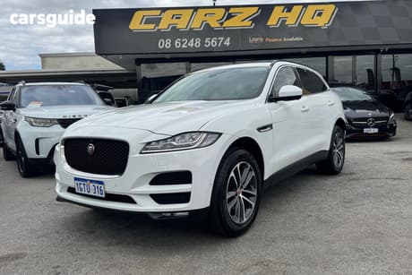 White 2018 Jaguar F-Pace SUV 25D PORTFOLIO AWD (177KW)