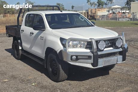 White 2017 Toyota Hilux Dual Cab Utility Sr (4X4)