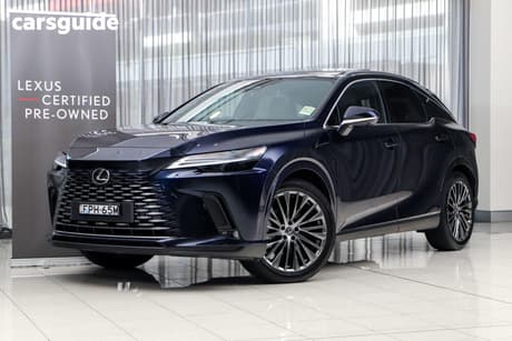 Blue 2025 Lexus RX350H Wagon Sports Luxury Awd Hybrid