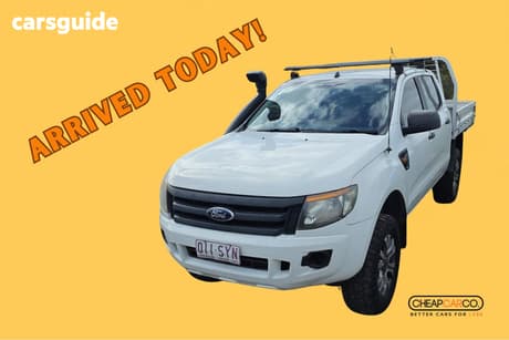 White 2013 Ford Ranger Crew Cab Chassis Xl 2.2 (4X4)