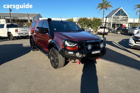 Orange 2022 Isuzu D-MAX Crew Cab Utility X-Terrain (4X4)