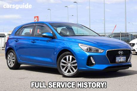 Blue 2018 Hyundai I30 Hatchback Active