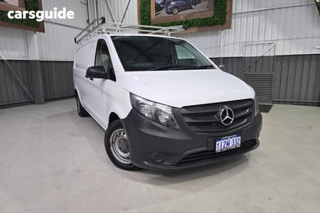White 2016 Mercedes-Benz Vito Van 110Cdi Lwb