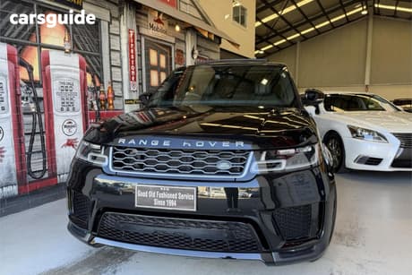 Black 2019 Land Rover Range Rover Sport Wagon Sdv6 Se (183Kw)