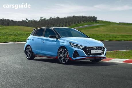 Black 2025 Hyundai I20 Hatchback N