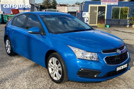 Blue 2015 Holden Cruze Sportswagon Cd