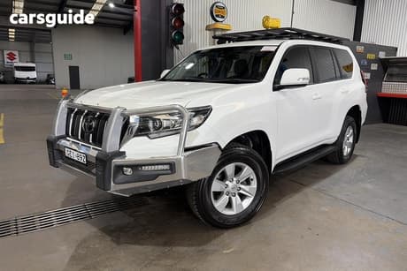White 2019 Toyota Landcruiser Prado Wagon Gxl (4X4)