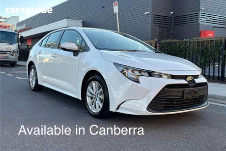White 2024 Toyota Corolla Sedan Ascent Sport