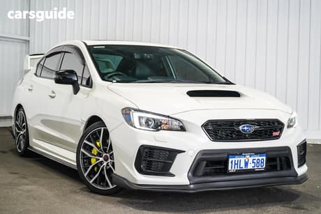 White 2019 Subaru WRX Sedan Sti Premium (Awd)