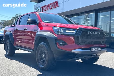 Red 2023 Toyota Hilux Double Cab Pick Up Gr-Sport (4X4)