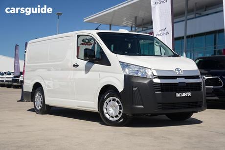 White 2025 Toyota HiAce Van Lwb