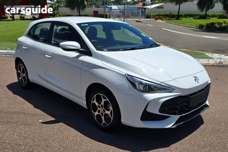 White 2026 MG MG3 Hatchback Excite Hybrid+