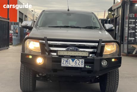 Gold 2013 Ford Ranger Dual Cab Utility Xlt 3.2 (4X4)