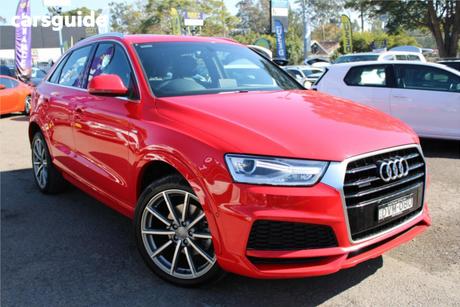 Red 2017 Audi Q3 Wagon 2.0 Tfsi Sport Quattro (132Kw)