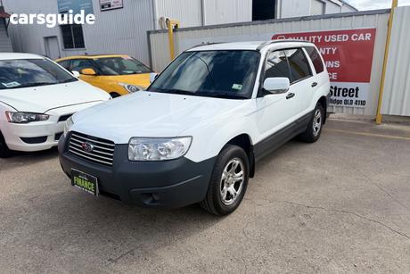 White 2007 Subaru Forester Wagon X