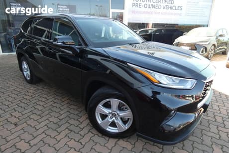 Black 2022 Toyota Kluger Wagon Gx 2Wd
