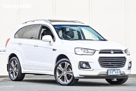 White 2017 Holden Captiva Wagon 7 Ltz (Awd)