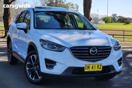 White 2015 Mazda CX-5 Wagon Akera (4X4)