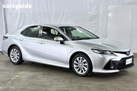 Silver 2023 Toyota Camry Sedan Ascent Hybrid
