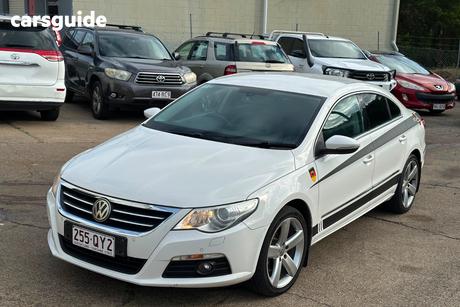 White 2010 Volkswagen Passat Coupe Cc 125 Tdi