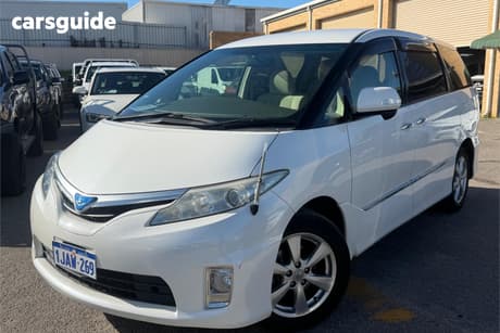 White 2008 Toyota Estima Wagon Aeras G