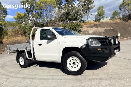 White 2012 Volkswagen Amarok Cab Chassis Tdi400 (4X4)