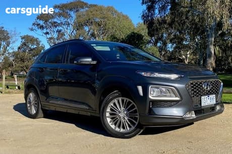Grey 2020 Hyundai Kona Wagon Elite (Fwd)