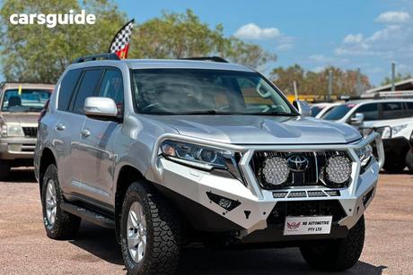 Silver 2023 Toyota Landcruiser Prado Wagon Gxl Flat Tailgate