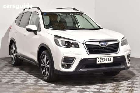 White 2020 Subaru Forester Wagon 2.5I Premium (Awd)