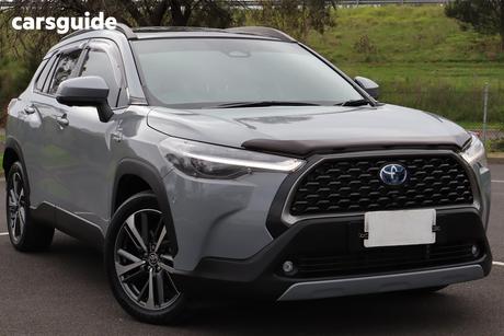 Grey 2023 Toyota Corolla Cross Wagon Atmos Two-Tone 2Wd Hybrid