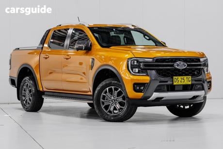 Yellow 2023 Ford Ranger Double Cab Pick Up Wildtrak 3.0 (4X4)