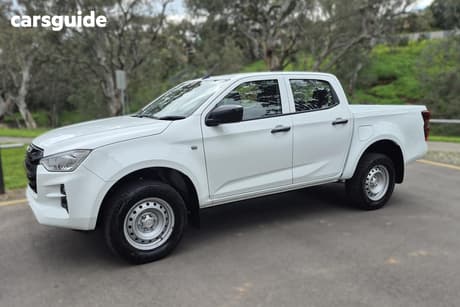 White 2023 Isuzu D-MAX Crew Cab Utility Sx (4X2) High-Ride