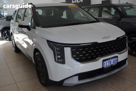 White 2025 Kia Carnival Wagon S