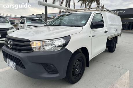 White 2017 Toyota Hilux Cab Chassis Workmate