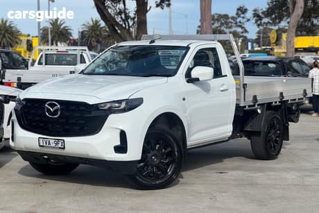 White 2025 Mazda BT-50 Freestyle Cab Chassis Xt (4X4)