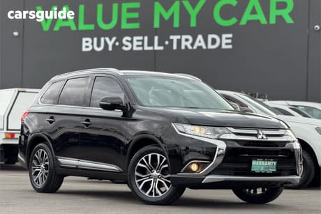Black 2016 Mitsubishi Outlander Wagon Ls (4X2)