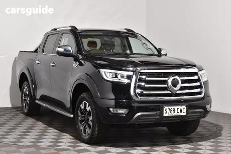 Black 2023 GWM UTE Dual Cab Utility Cannon-L (4X4)
