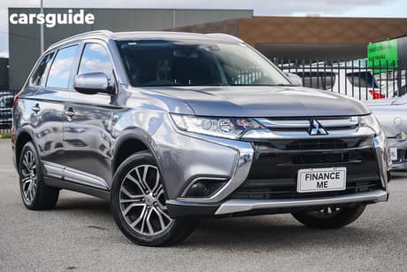 Grey 2017 Mitsubishi Outlander Wagon Es Adas 5 Seat (Awd)