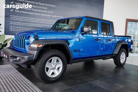 Blue 2021 Jeep Gladiator Dual Cab Utility Sport S (4X4)