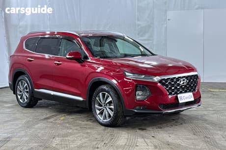 Red 2018 Hyundai Santa FE Wagon Elite Crdi (4X4)