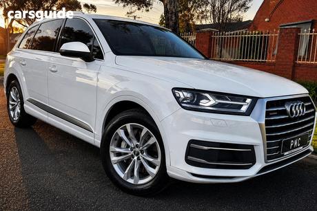 White 2017 Audi Q7 Wagon 3.0 Tdi Quattro