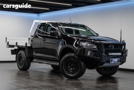 Black 2021 Mazda BT-50 Freestyle Cab Chassis Xt (4X4)