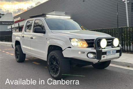 White 2018 Volkswagen Amarok Dual Cab Utility Tdi400 Core Edition (4X4)