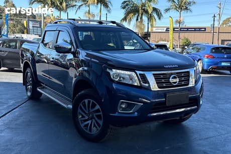 Blue 2015 Nissan Navara Dual Cab Utility St-X (4X4)