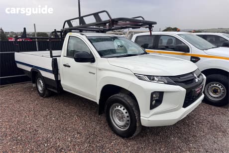 White 2021 Mitsubishi Triton Cab Chassis Glx (4X2)