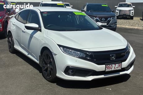 White 2019 Honda Civic Hatchback Rs